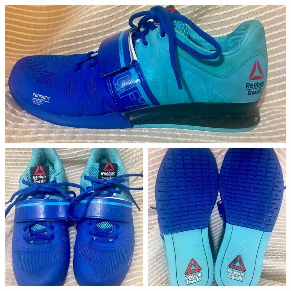 Reebok Weightlifting Crossfit Lifter 2.0 Women SZ 8  EUR 38.5 Shoes Blue M45051